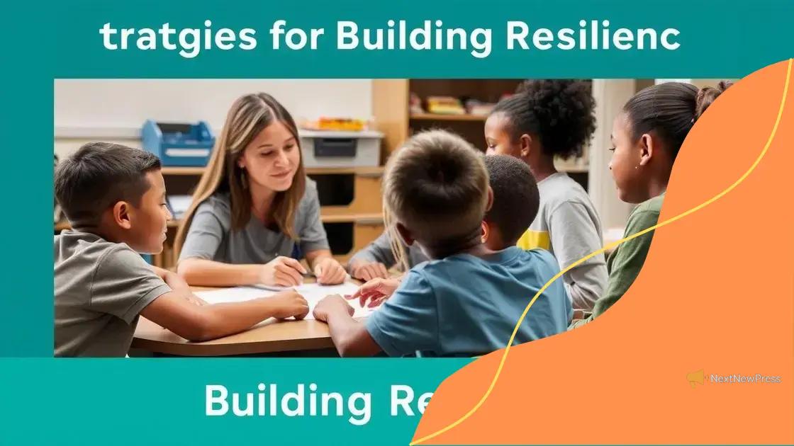 Strategies for building resilience