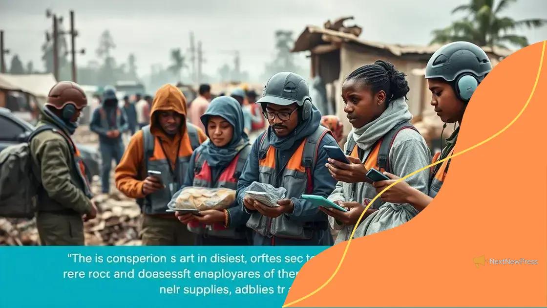 Effective responses to humanitarian needs